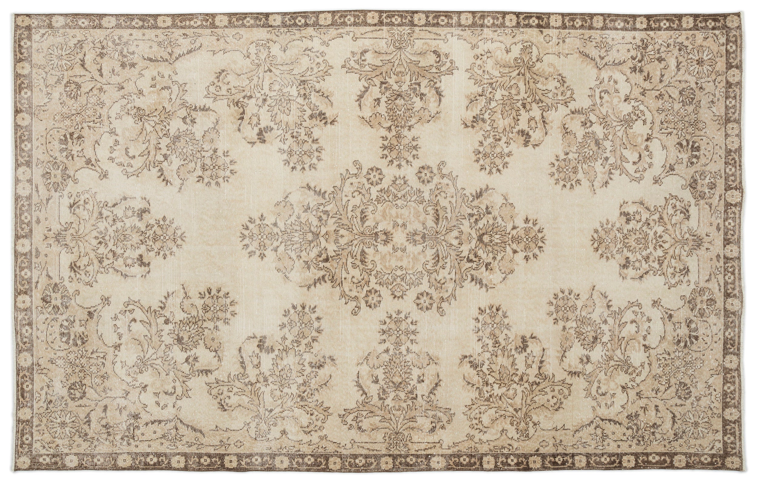 Thila - Vintage Medallion Rug - 6'3 X 10'1