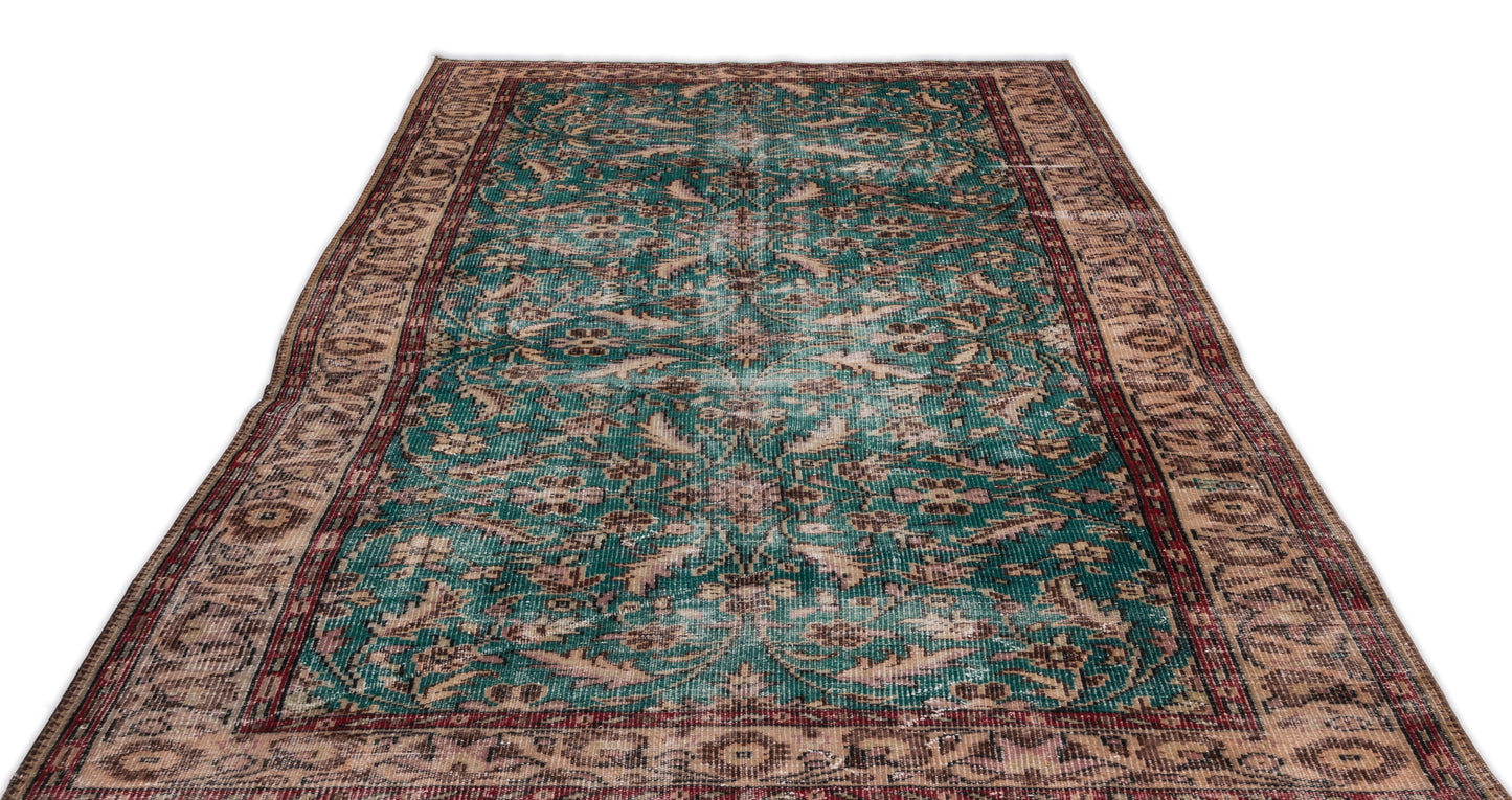 Sumoan - Vintage Floral Rug - 5'9 X 9'5
