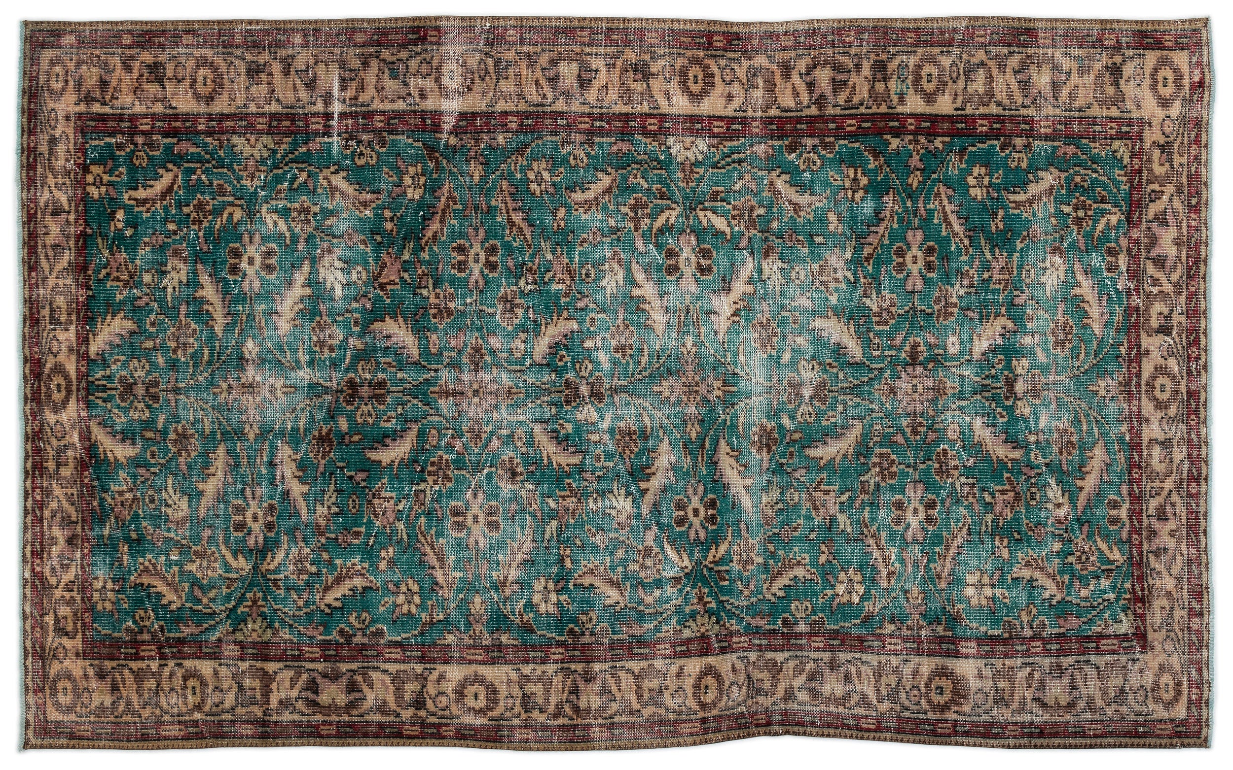 Sumoan - Vintage Floral Rug - 5'9 X 9'5