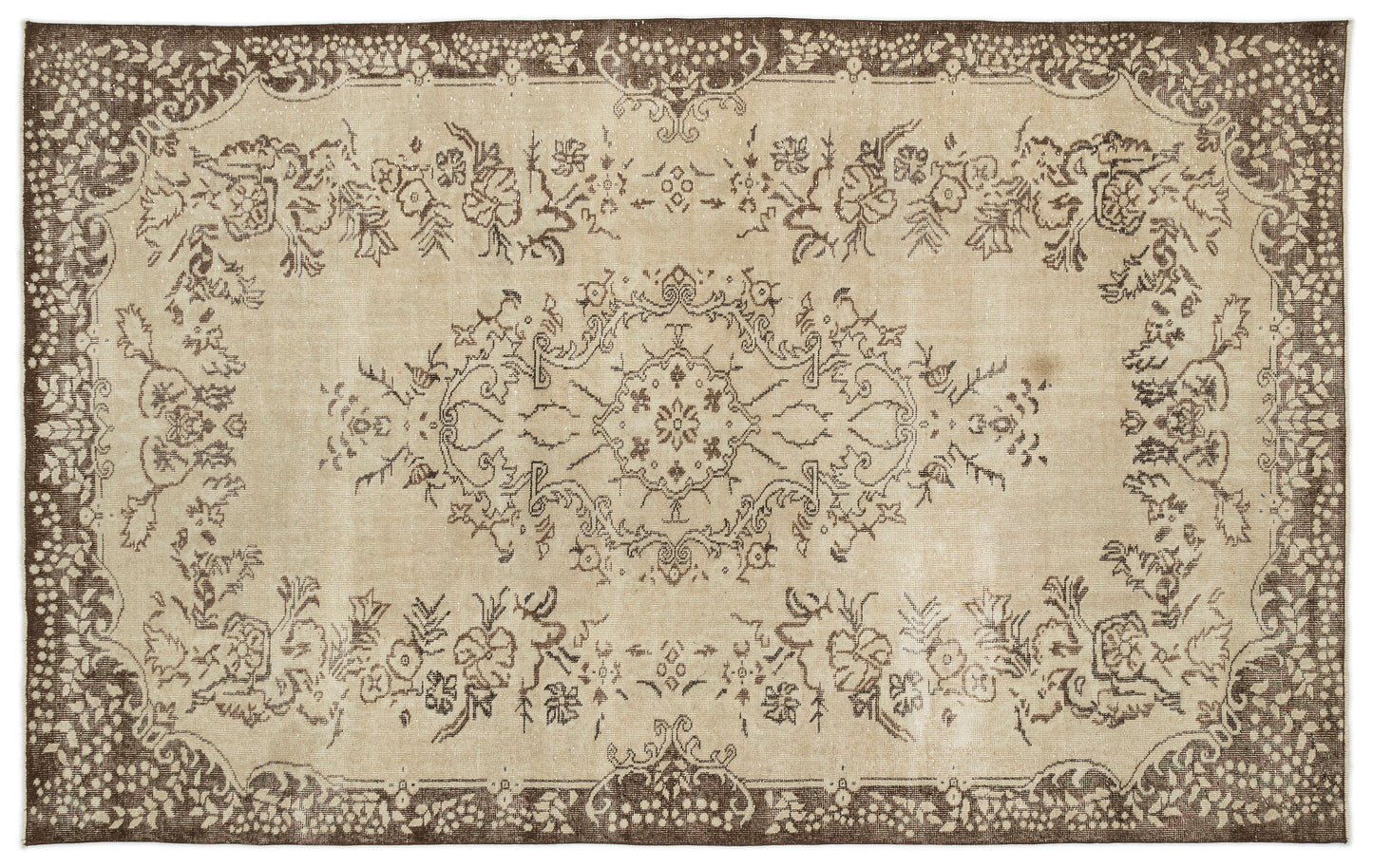 Tiduex - Vintage Medallion Rug - 6'3 X 9'11