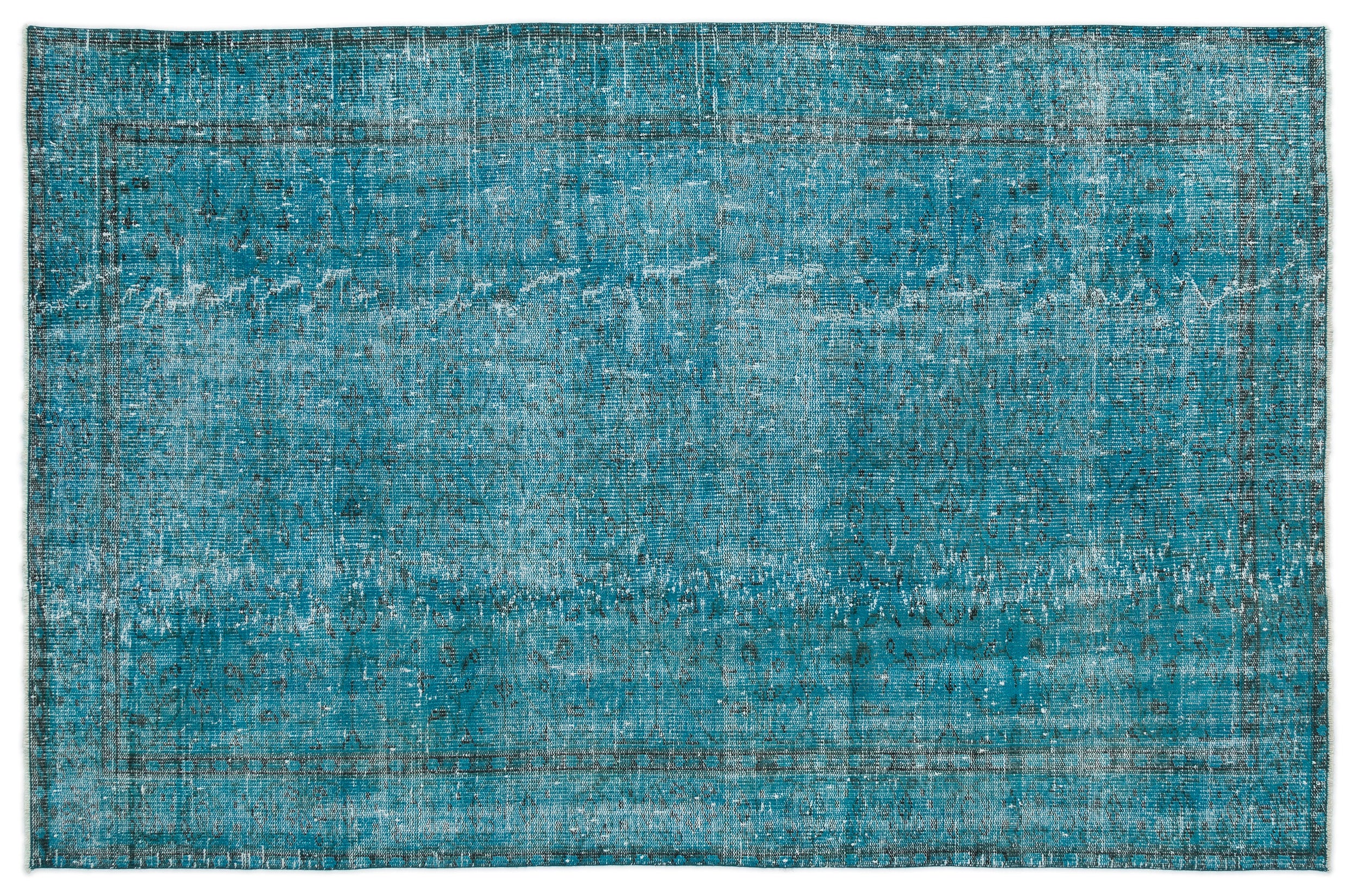 Mimasa - Vintage Distressed Rug - 5'6 X 8'7