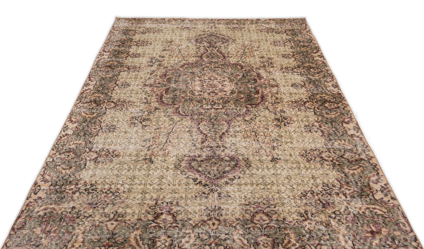 Semoon - Vintage Medallion Rug - 5'5 X 9'2