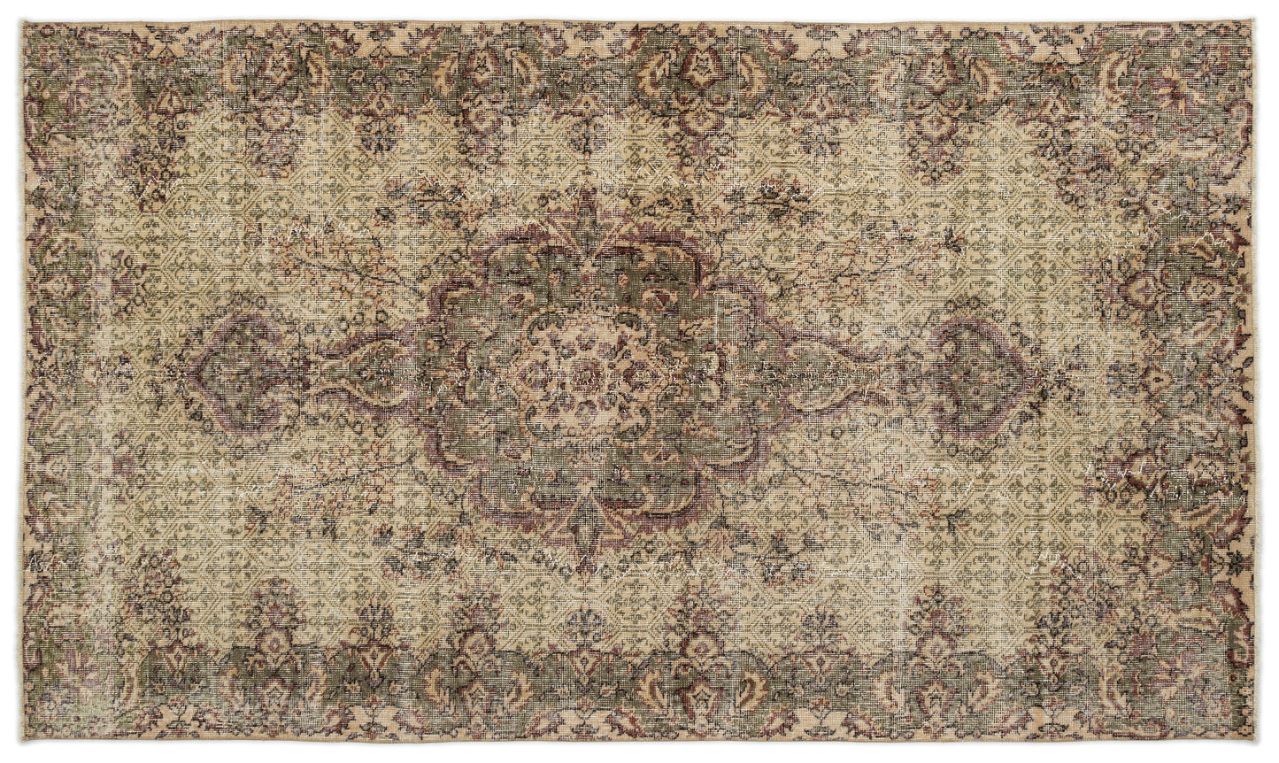 Semoon - Vintage Medallion Rug - 5'5 X 9'2