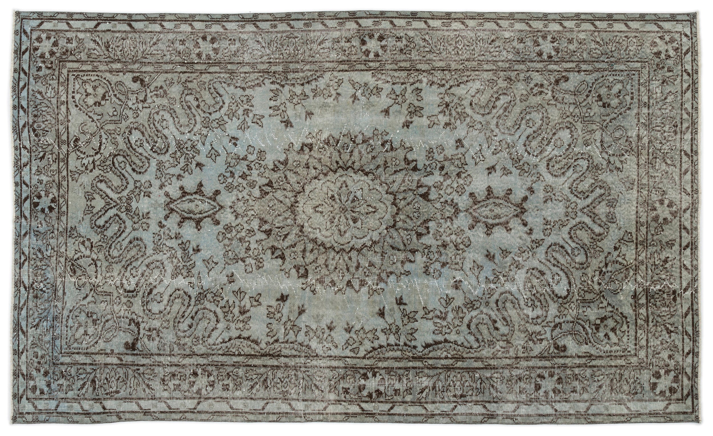 Zetail - Vintage Medallion Rug - 5'4 X 8'7