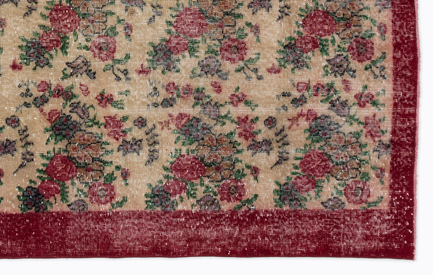 Cluon - Vintage Floral Rug - 5'3 X 8'5