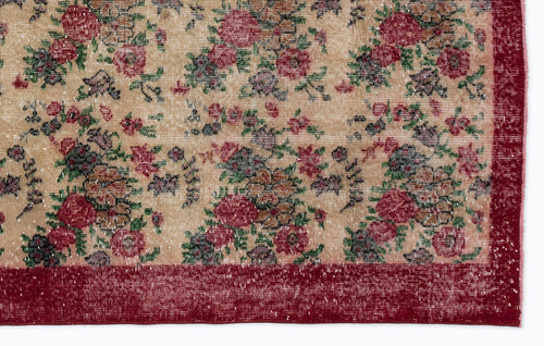 Load image 1 in gallery view. Cluon - Vintage Floral Rug - 5'3 X 8'5