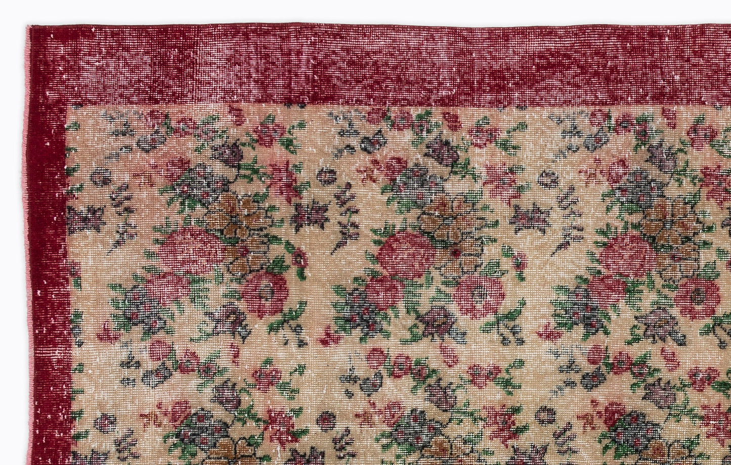 Cluon - Vintage Floral Rug - 5'3 X 8'5