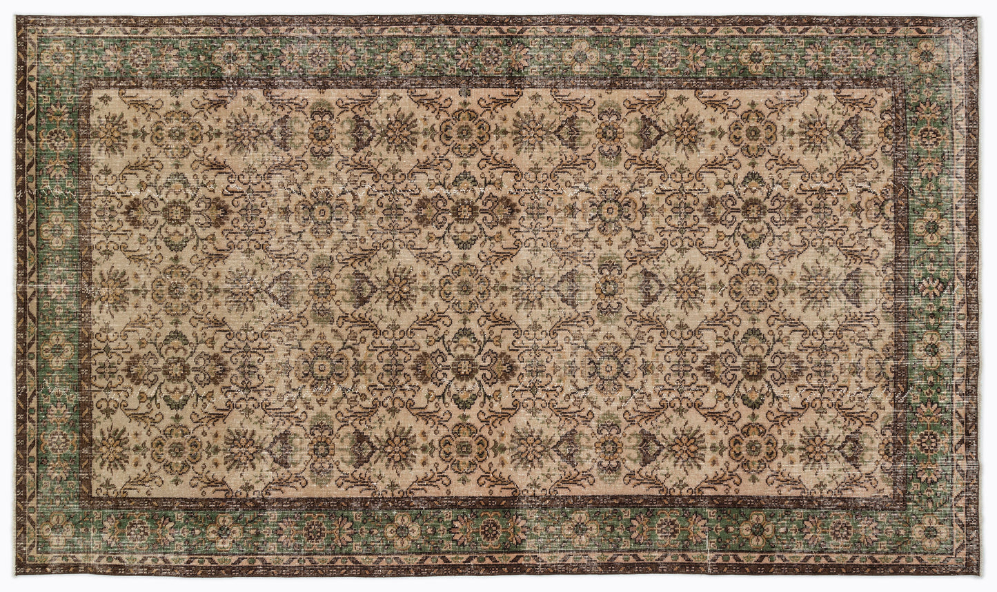 Rehais - Vintage Floral Rug - 5'8 X 9'7