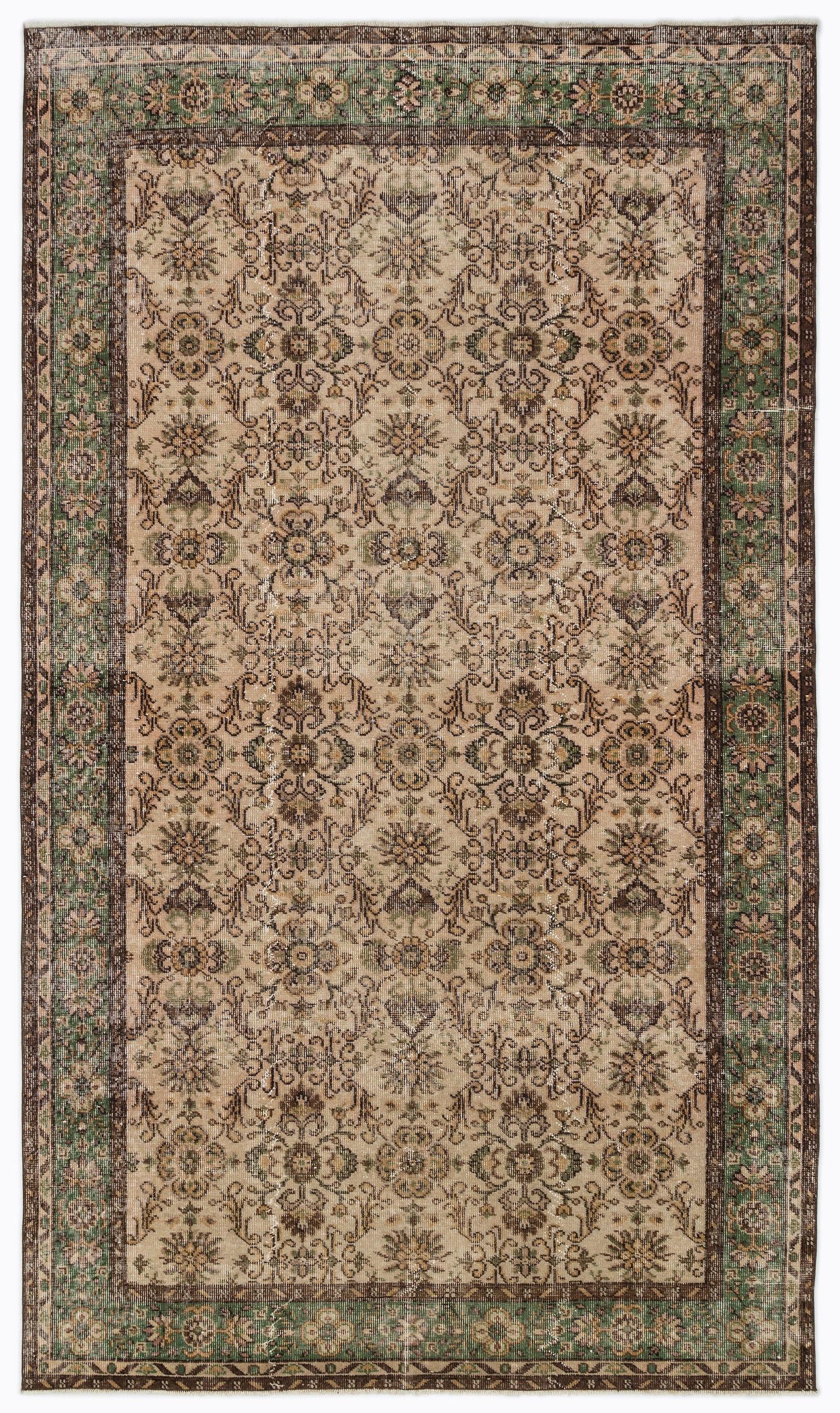 Rehais - Vintage Floral Rug - 5'8 X 9'7