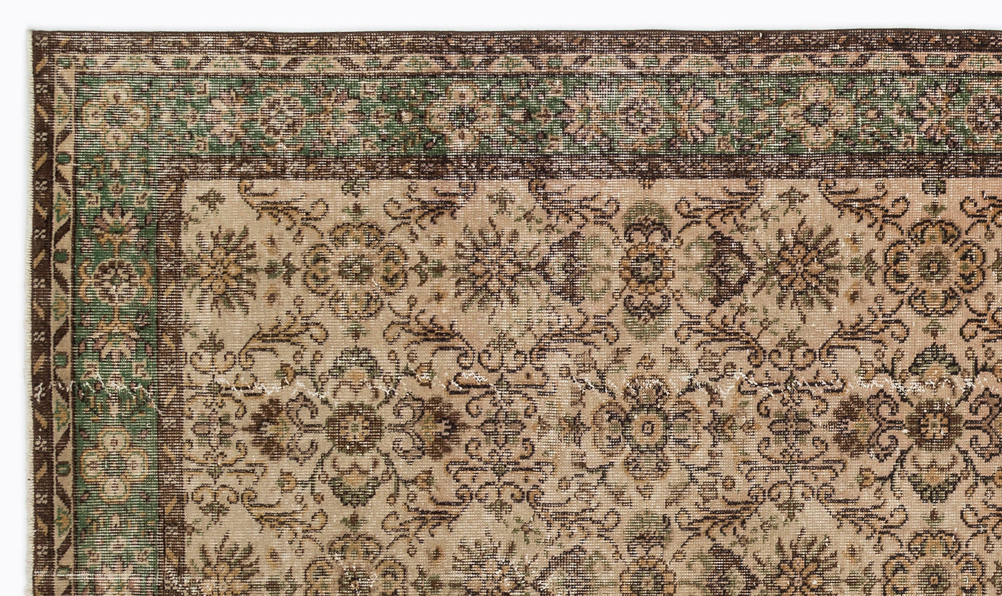 Rehais - Vintage Floral Rug - 5'8 X 9'7