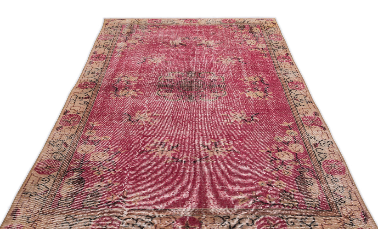 Deata - Vintage Medallion Rug - 5'4 X 9'6