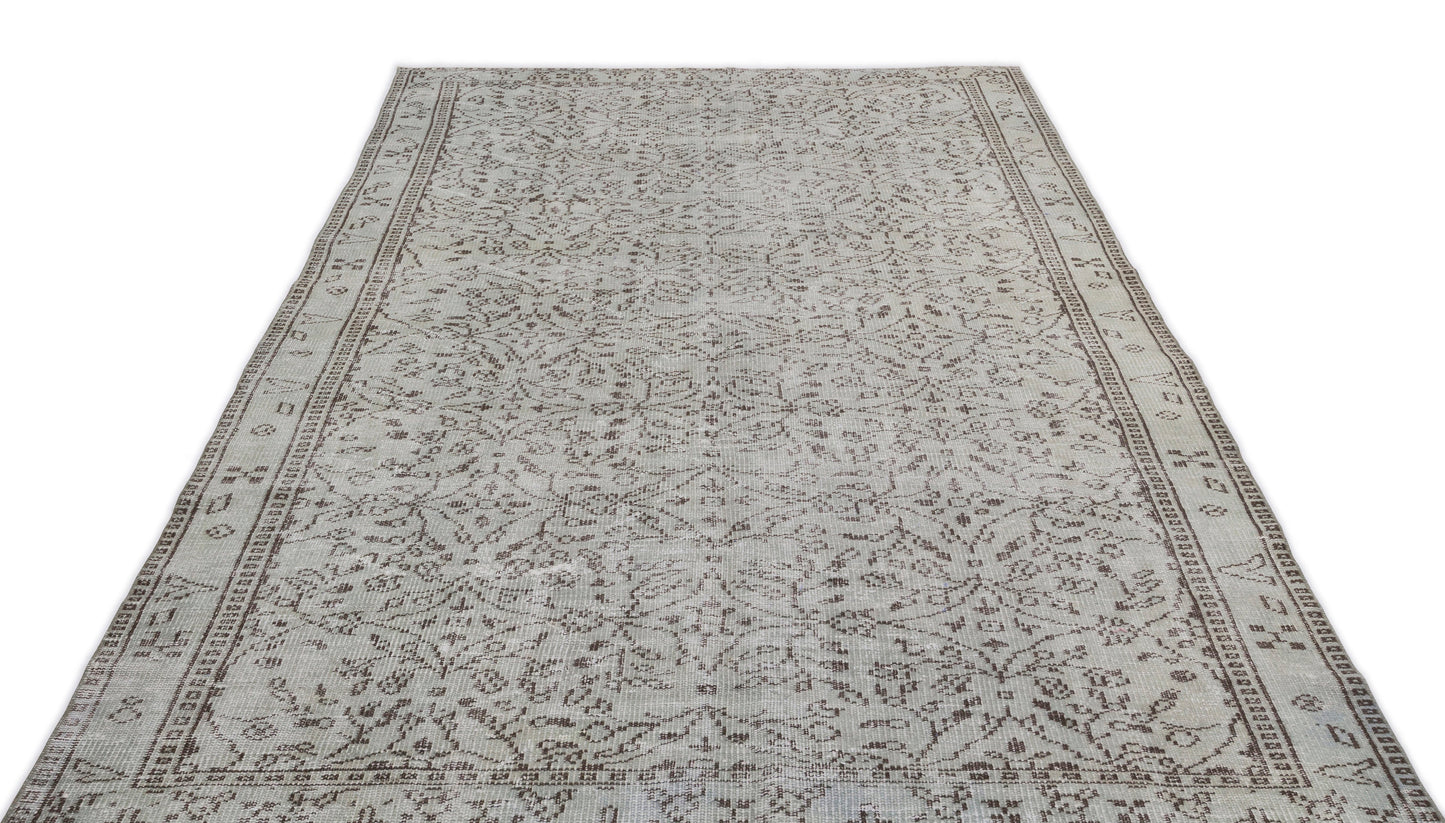 Hevael - Vintage Floral Rug - 5'11 X 9'7