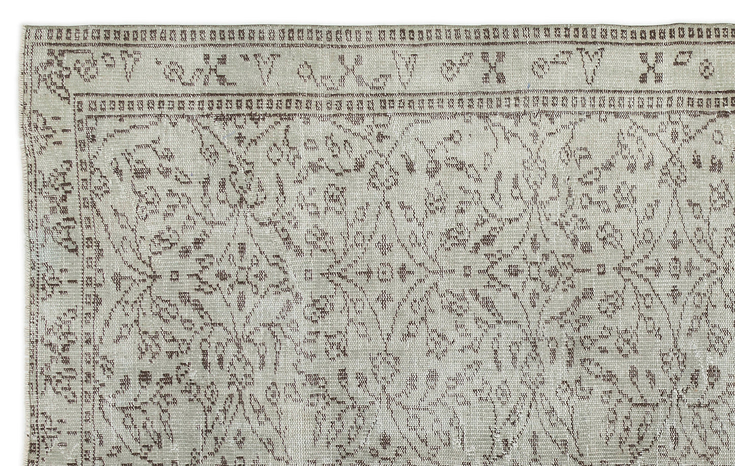 Hevael - Vintage Floral Rug - 5'11 X 9'7