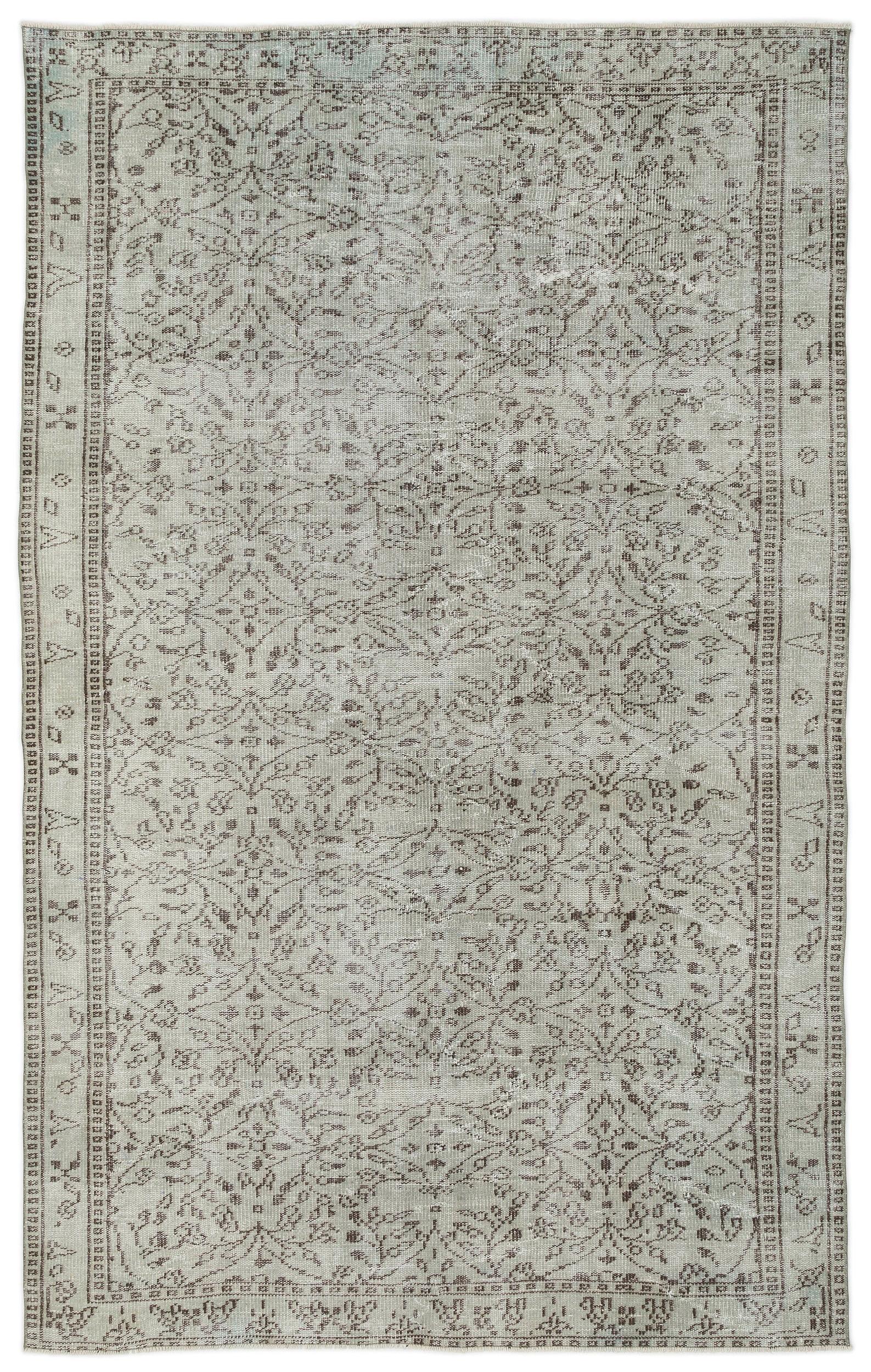 Hevael - Vintage Floral Rug - 5'11 X 9'7