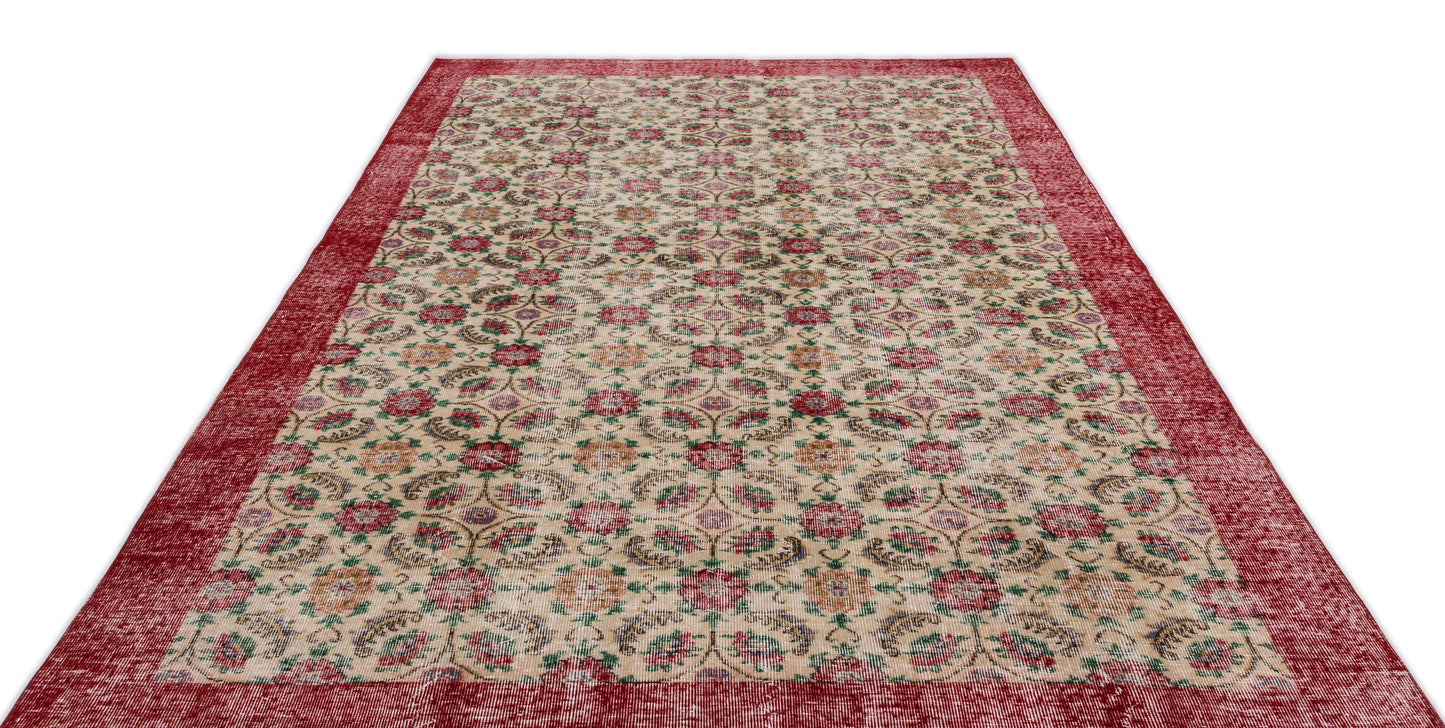 Libaus - Vintage Floral Rug - 6'9 X 10'1