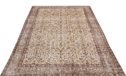Load image 1 in gallery view. Kepea - Vintage Floral Rug - 5'1 X 8'8