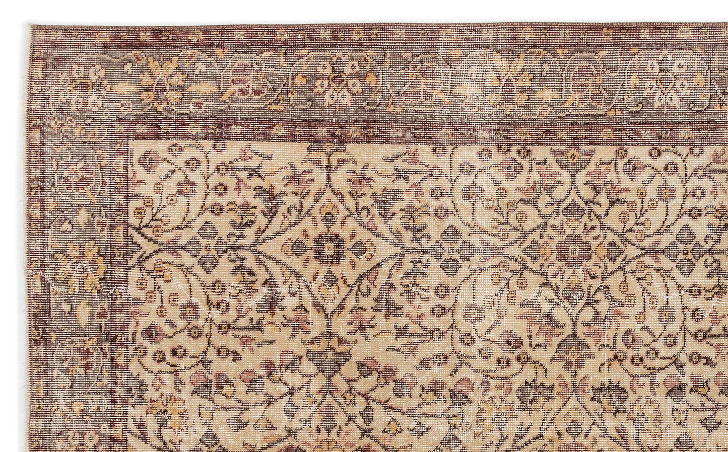 Kepea - Vintage Floral Rug - 5'1 X 8'8