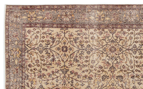 Load image 1 in gallery view. Kepea - Vintage Floral Rug - 5'1 X 8'8