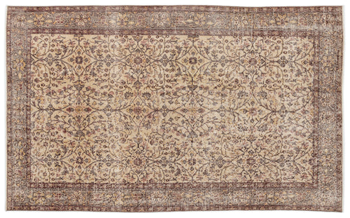 Load image 1 in gallery view. Kepea - Vintage Floral Rug - 5'1 X 8'8
