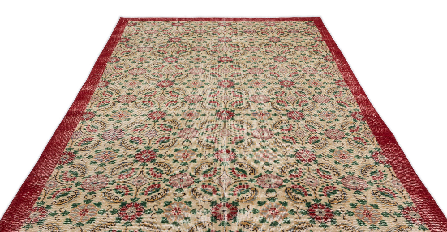 Lasaya - Vintage Floral Rug - 6'7 X 10'6