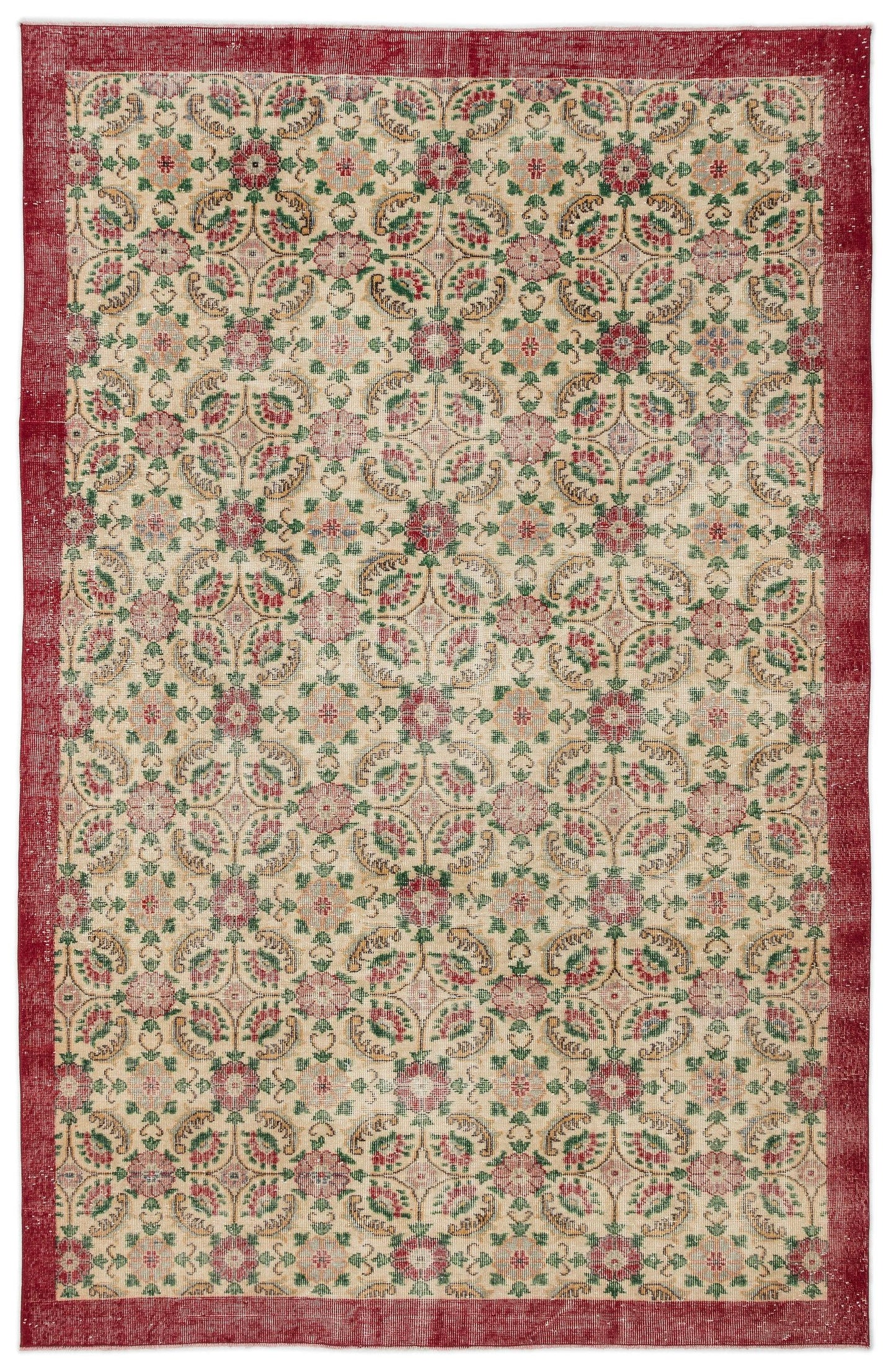 Lasaya - Vintage Floral Rug - 6'7 X 10'6