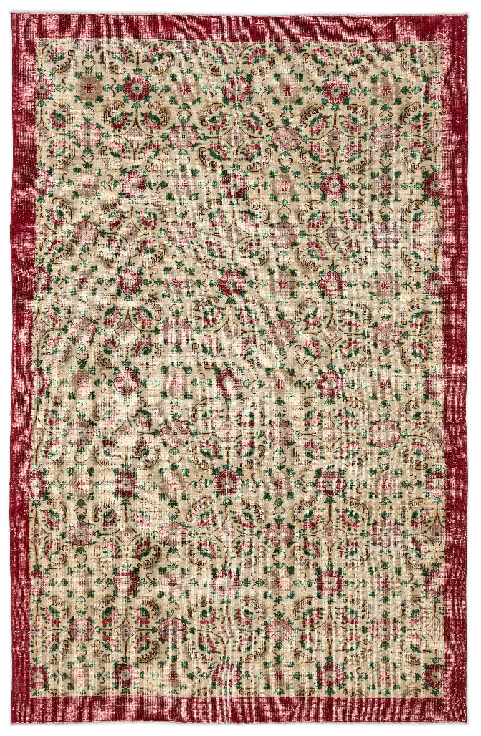 Lasaya - Vintage Floral Rug - 6'7 X 10'6