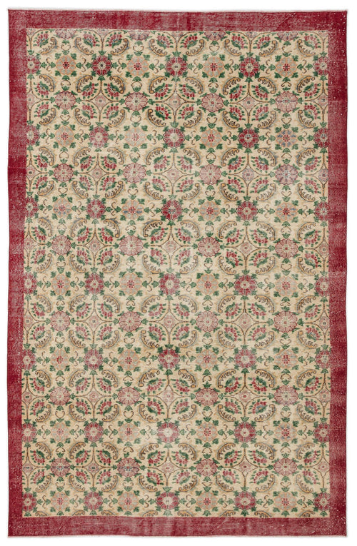 Load image 1 in gallery view. Lasaya - Vintage Floral Rug - 6'7 X 10'6