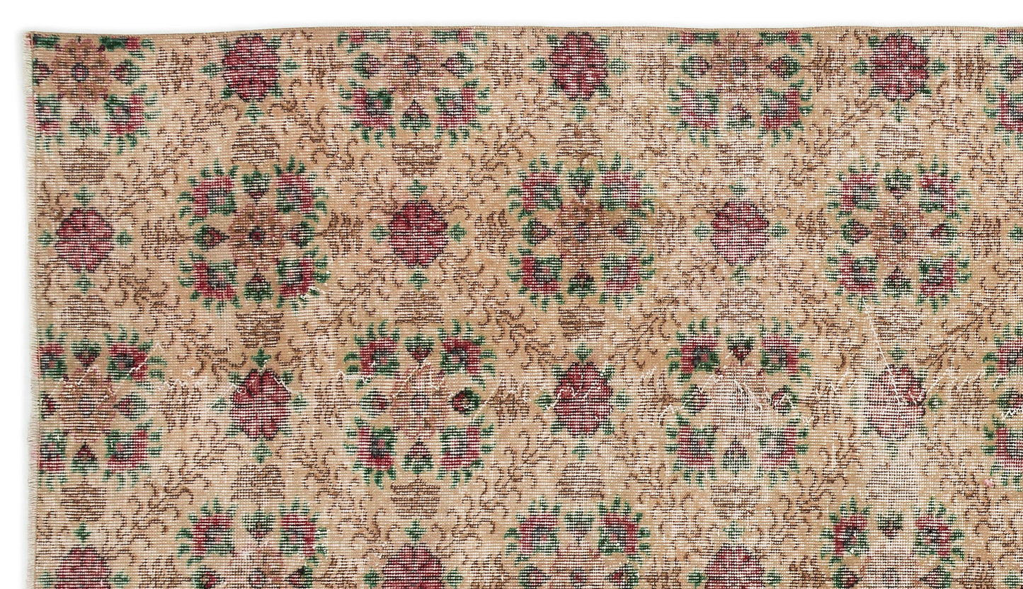 Behaya - Vintage Floral Rug - 5'5 X 9'6
