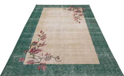 Load image 1 in gallery view. Croabeta - Vintage Floral Rug - 5'2 X 9'4
