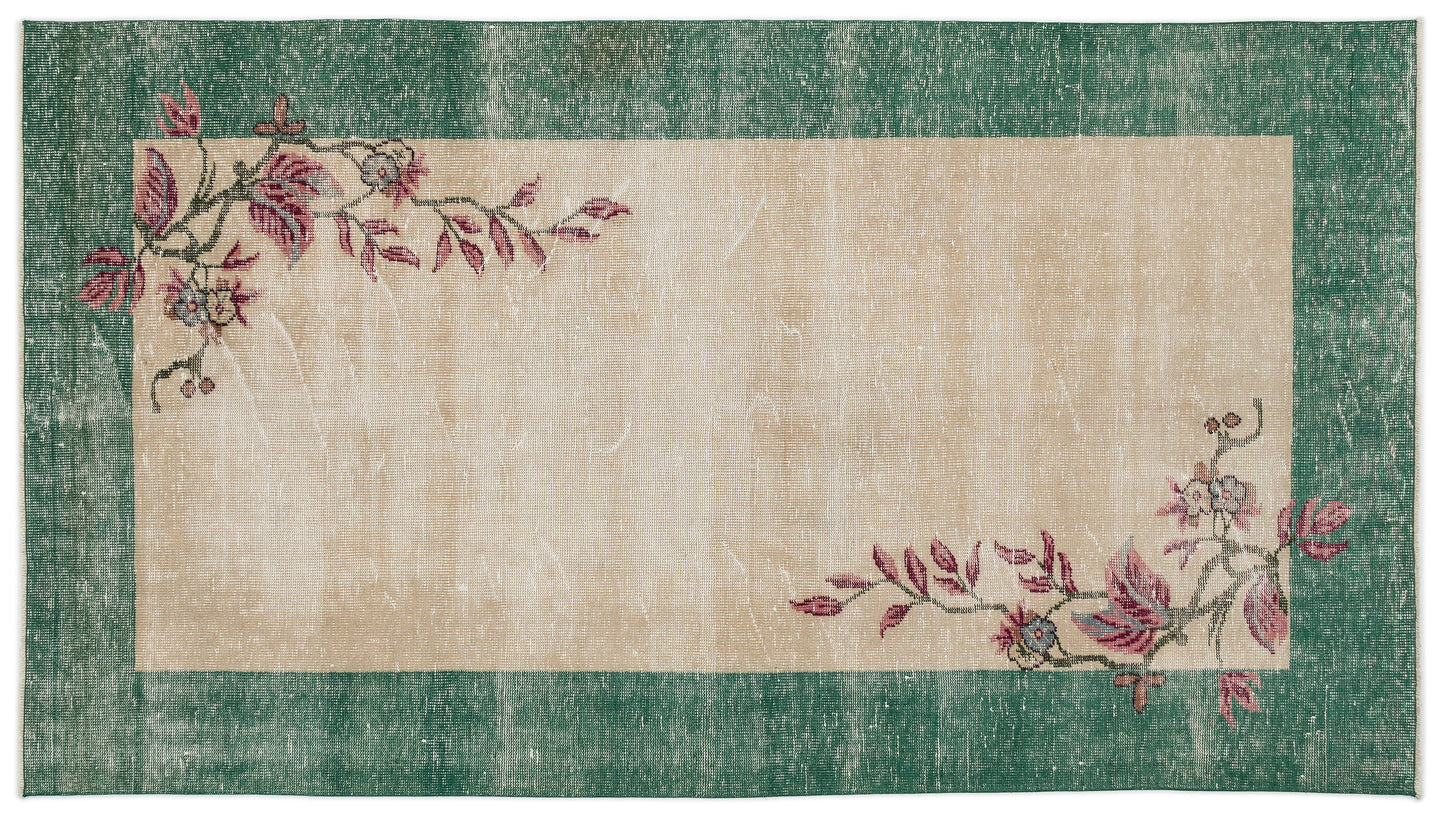 Croabeta - Vintage Floral Rug - 5'2 X 9'4