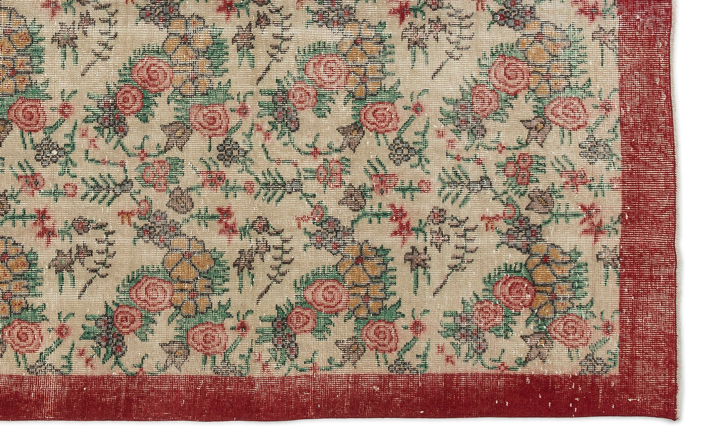 Rigaya - Vintage Floral Rug - 6'8 X 10'2