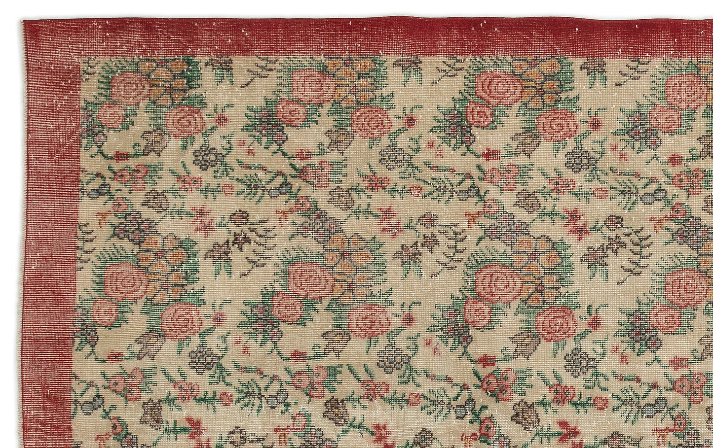 Rigaya - Vintage Floral Rug - 6'8 X 10'2