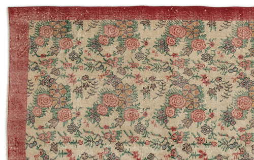 Load image 1 in gallery view. Rigaya - Vintage Floral Rug - 6'8 X 10'2