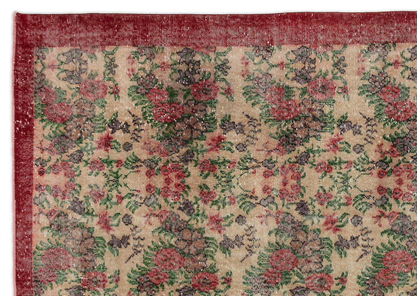 Seusa - Vintage Floral Rug - 7'0 X 10'3