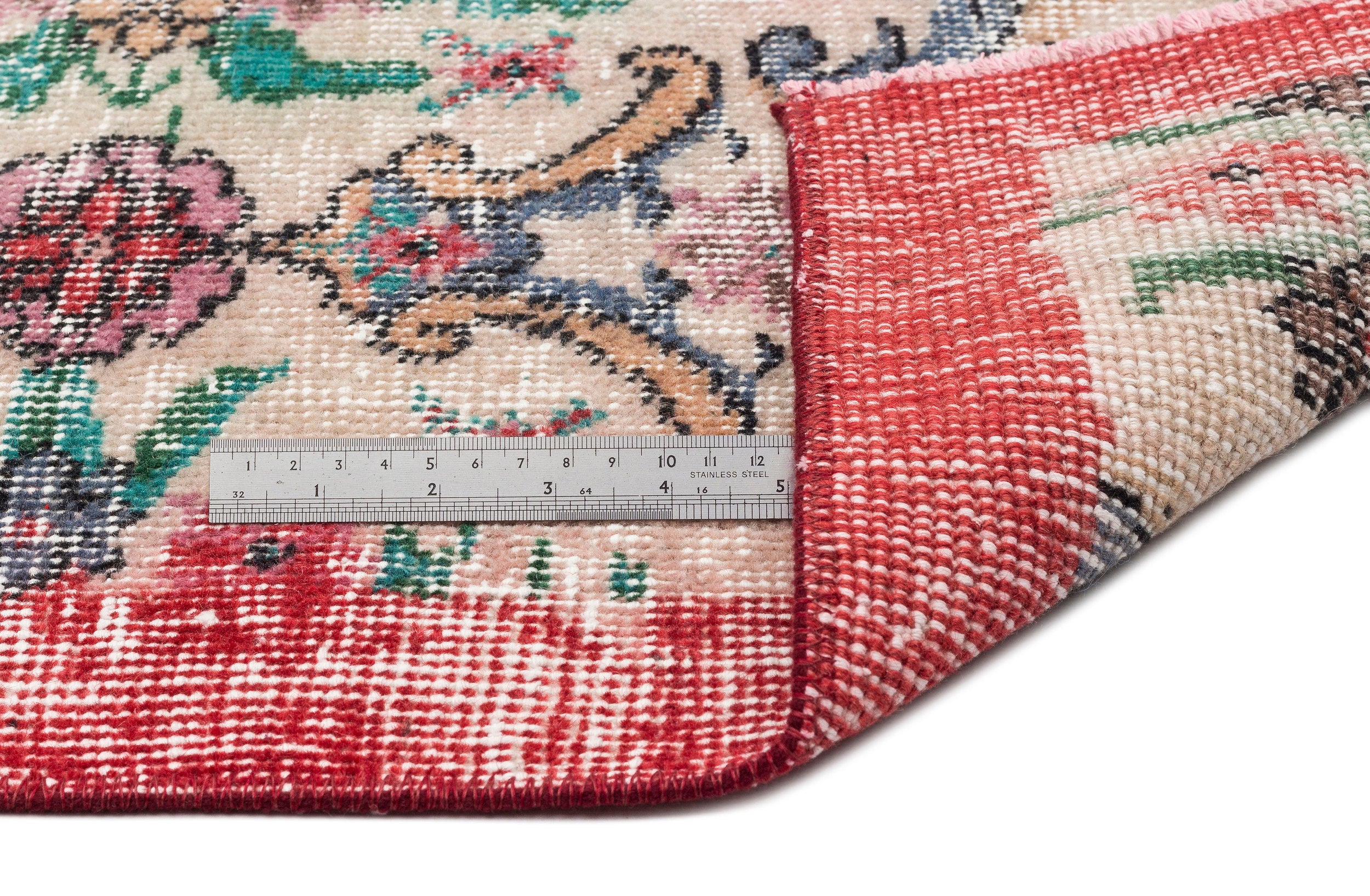 Fritaex - Vintage Floral Rug - 5'1 X 8'11