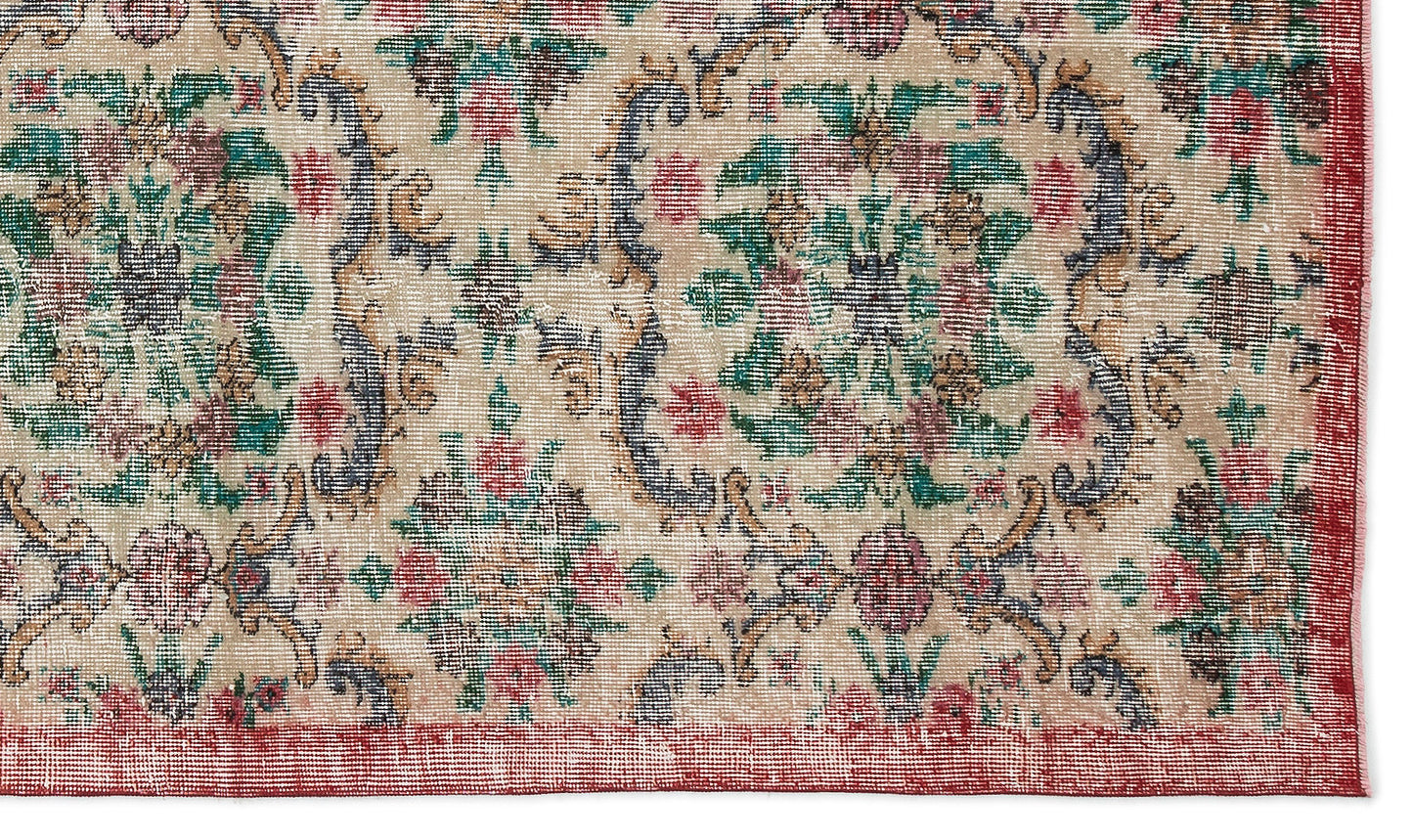 Fritaex - Vintage Floral Rug - 5'1 X 8'11