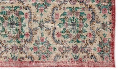 Load image 1 in gallery view. Fritaex - Vintage Floral Rug - 5'1 X 8'11