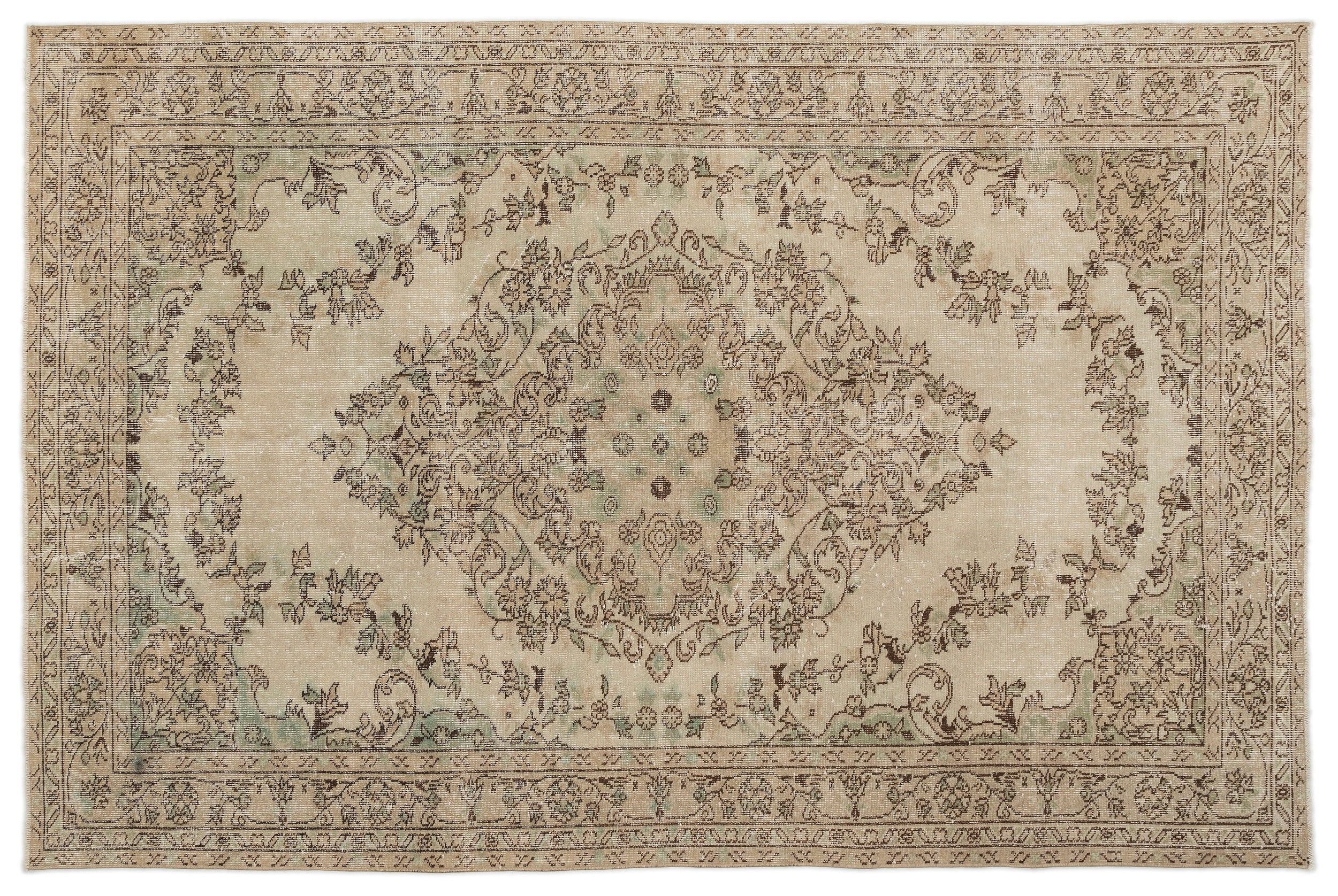 Mamail - Vintage Medallion Rug - 6'4 X 9'7