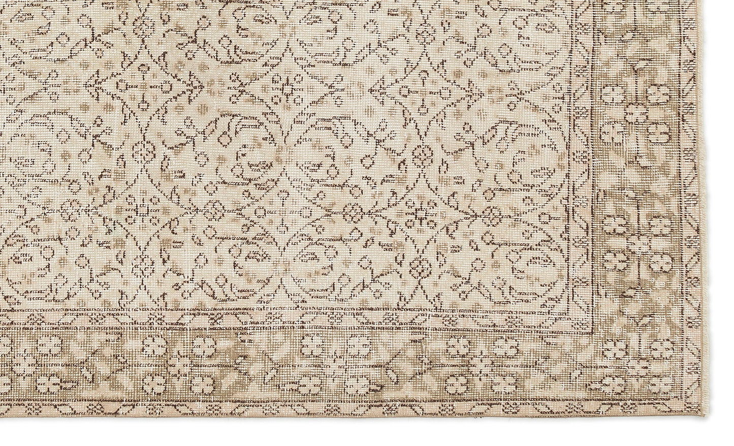 Mofean - Vintage Floral Rug - 5'2 X 8'7