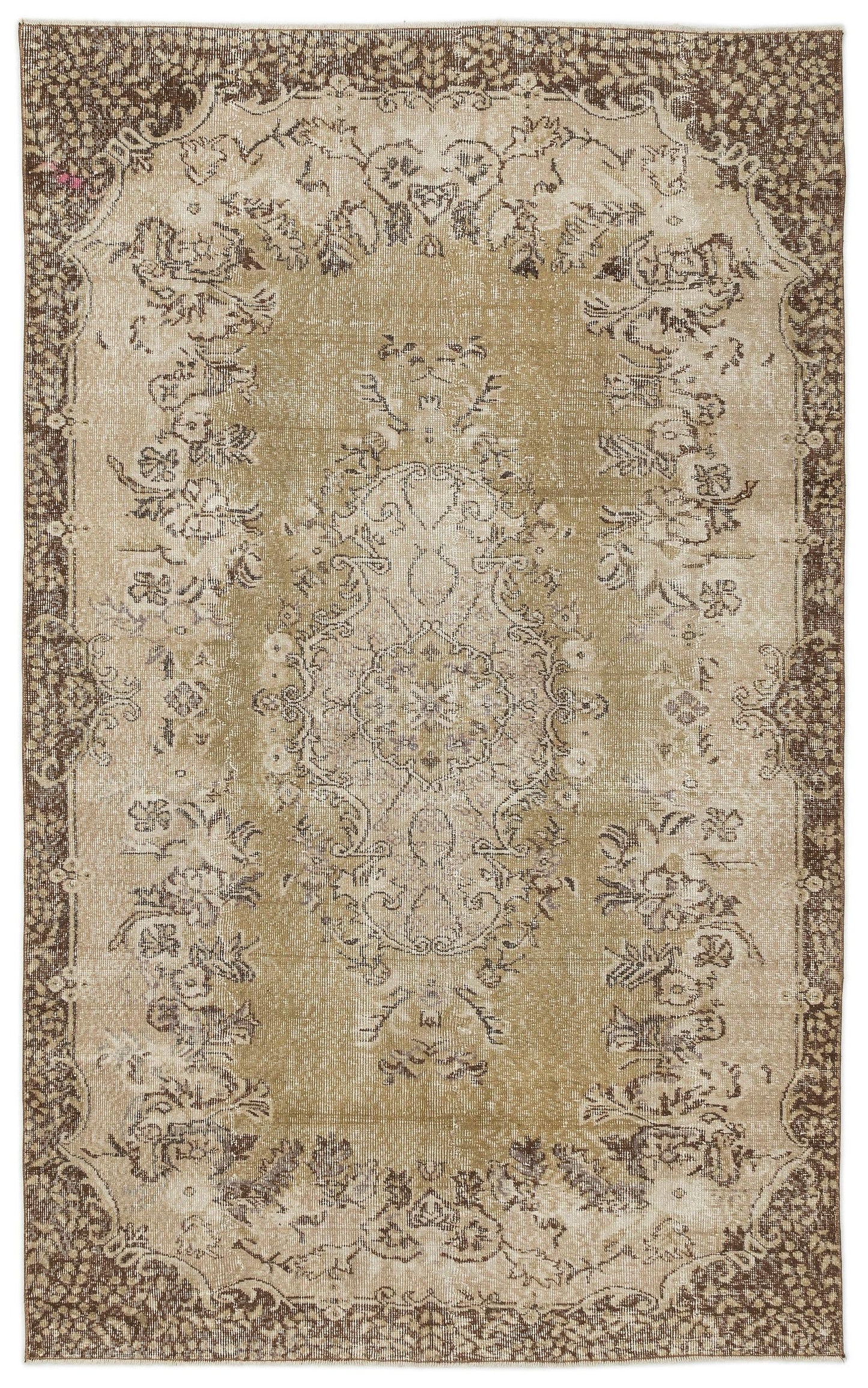 Linisa - Vintage Medallion Rug - 5'6 X 8'8