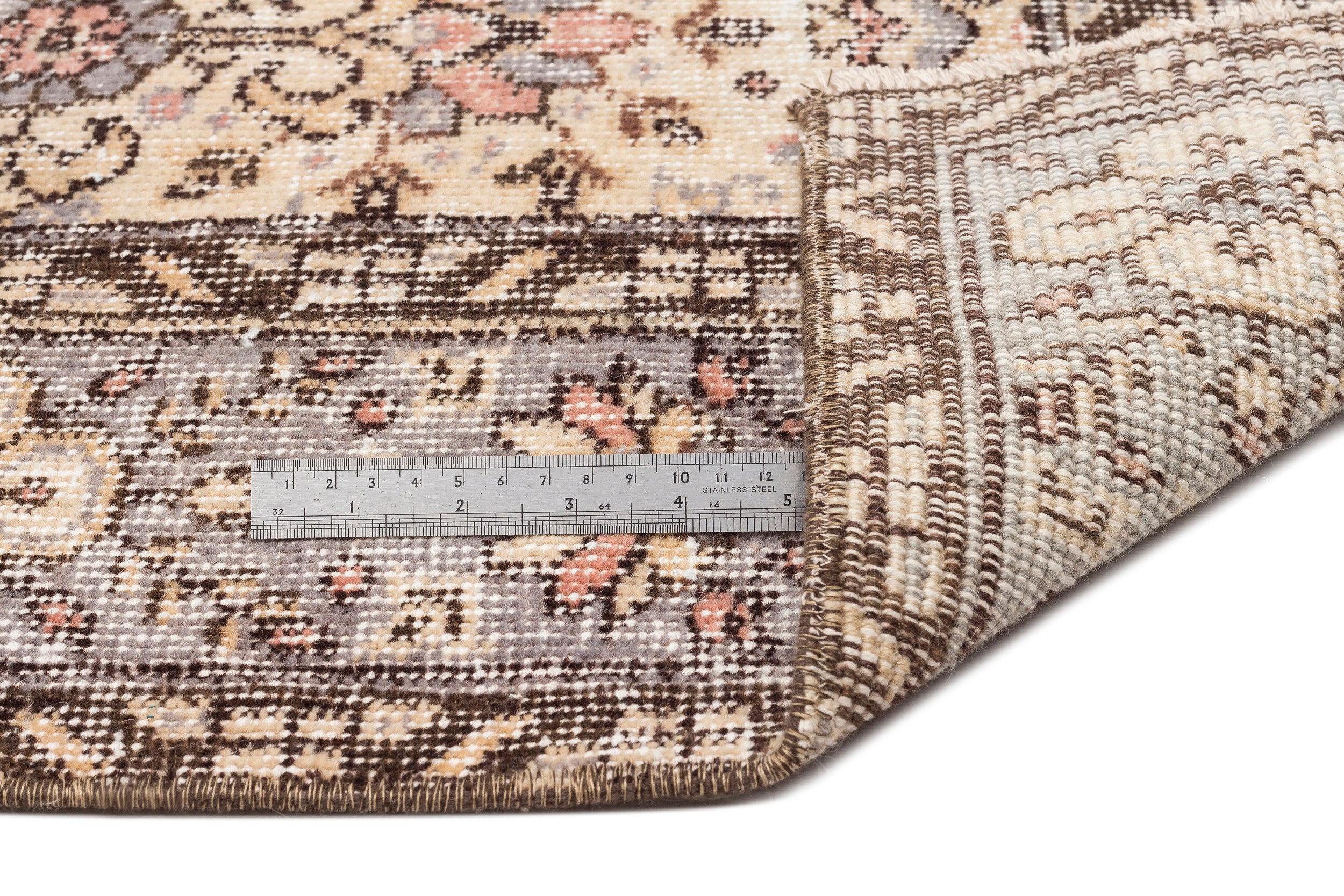Tureil - Vintage Floral Rug - 6'2 X 9'8