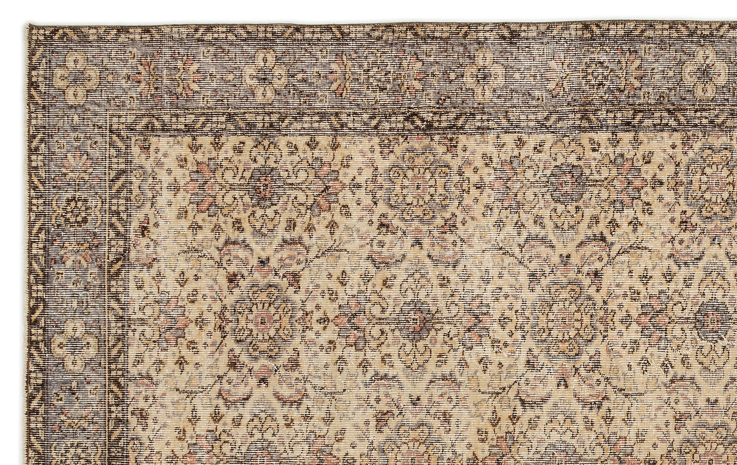 Tureil - Vintage Floral Rug - 6'2 X 9'8