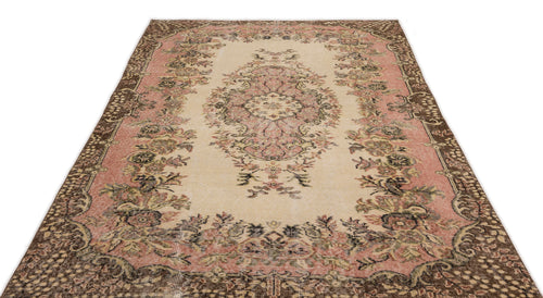 Load image 1 in gallery view. Fradoan - Vintage Medallion Rug - 5'9 X 9'7