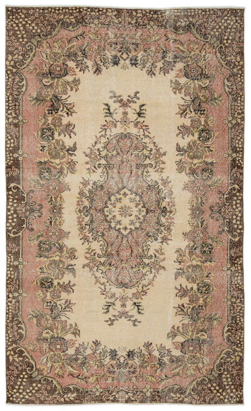 Load image 1 in gallery view. Fradoan - Vintage Medallion Rug - 5'9 X 9'7