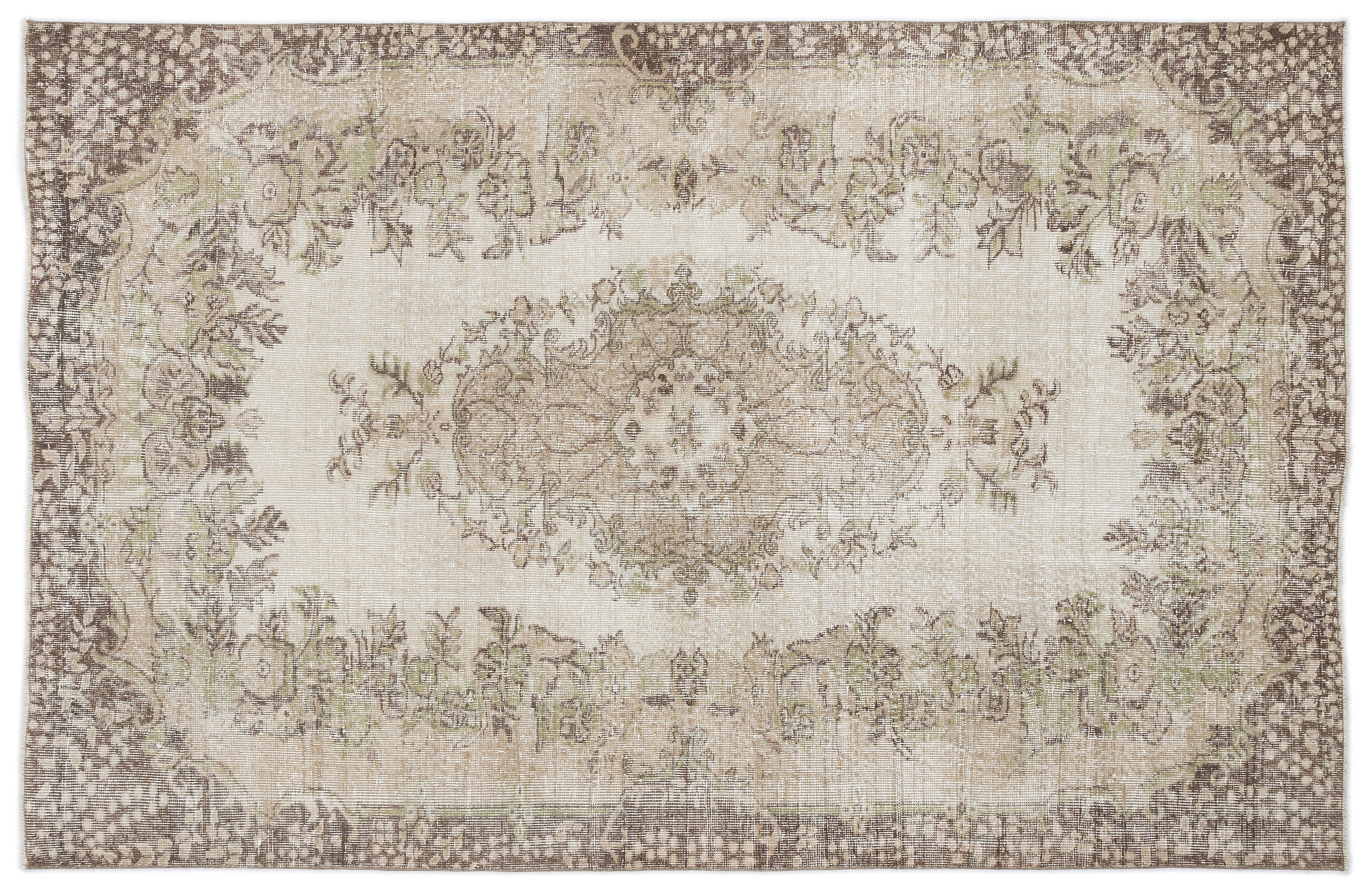 Slova - Vintage Medallion Rug - 5'7 X 8'6