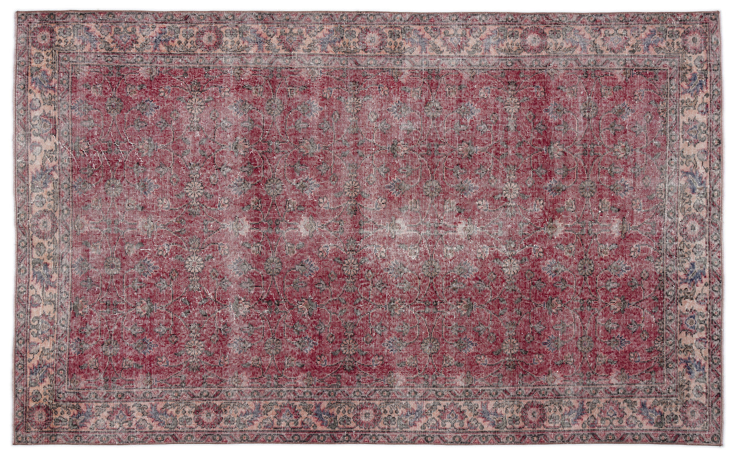 Surios - Vintage Distressed Rug - 5'6 X 9'5