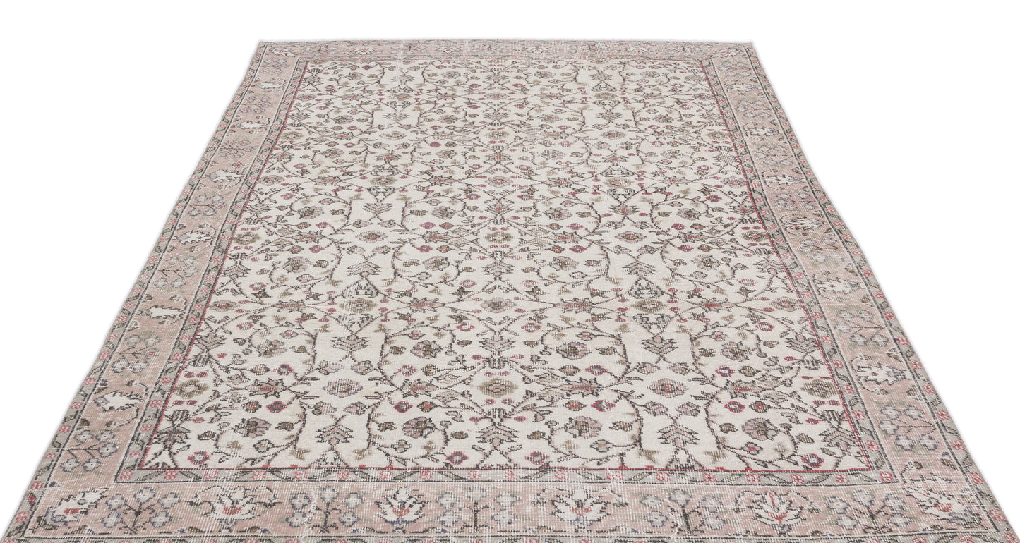 Zausoen - Vintage Floral Rug - 5'10 X 8'5