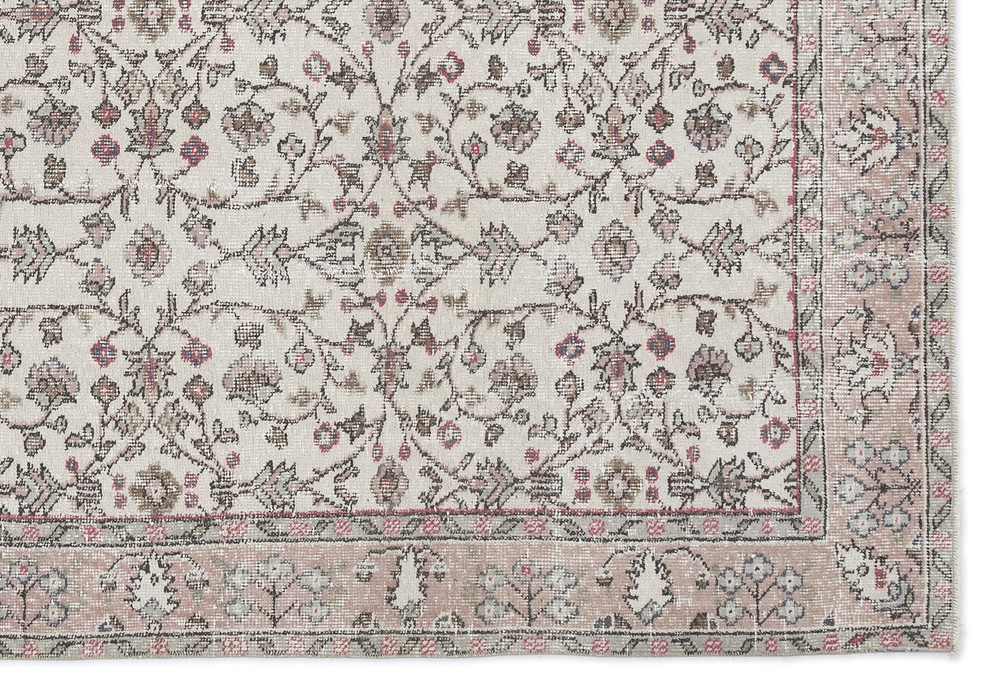 Zausoen - Vintage Floral Rug - 5'10 X 8'5