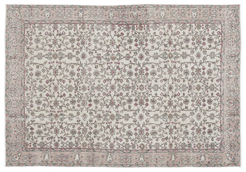 Load image 1 in gallery view. Zausoen - Vintage Floral Rug - 5'10 X 8'5