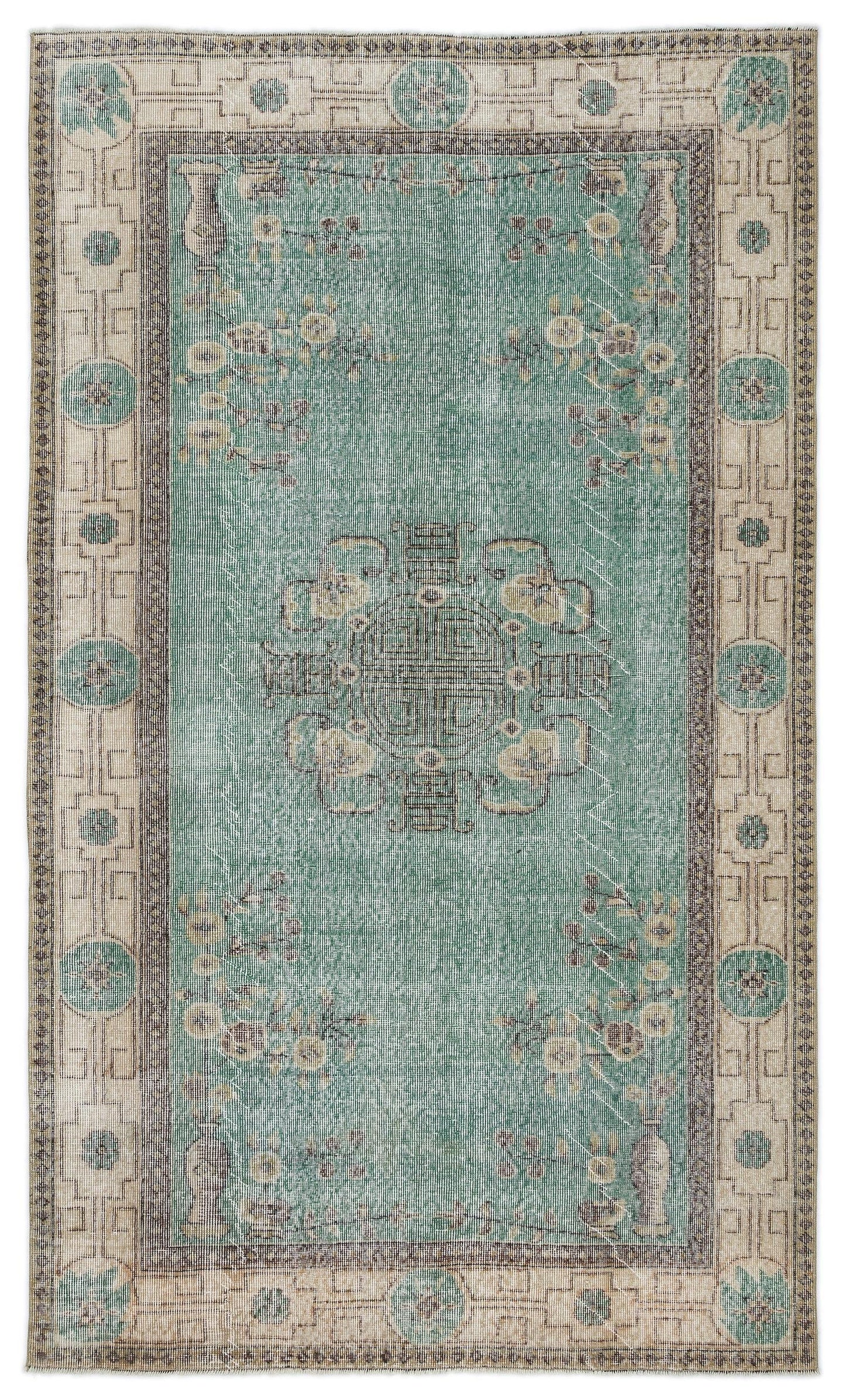 Dagina - Vintage Medallion Rug - 5'1 X 8'7